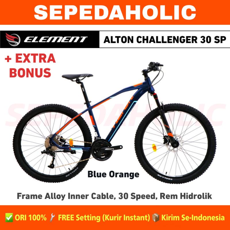 Sepeda Gunung 27.5 MTB ELEMENT ALTON CHALLENGER 30 Speed Alloy Garansi Resmi