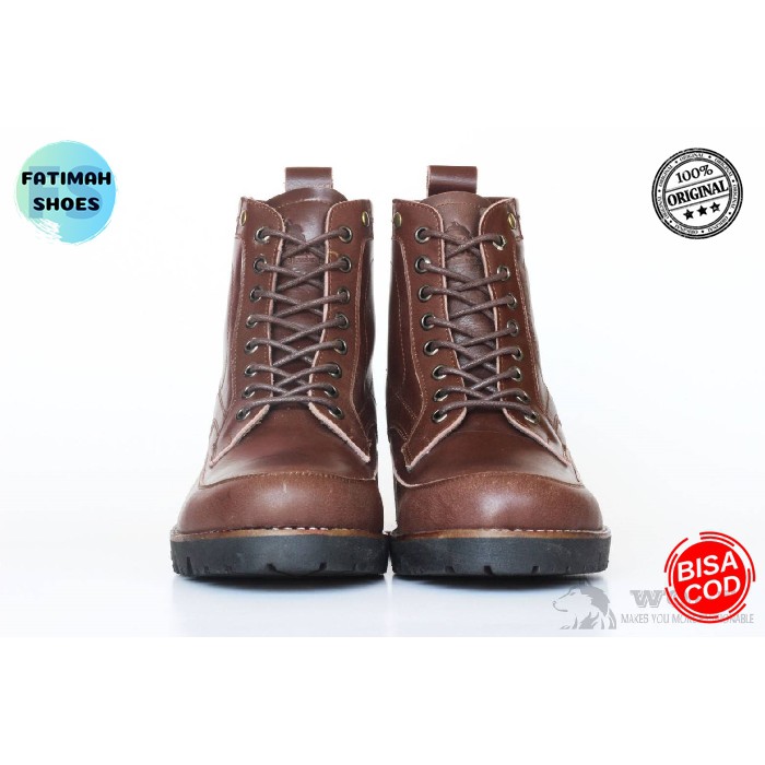 Sepatu Boots Kulit Pria Sepatu Kulit Asli Sepatu Original Handmade Sepatu Boot Pria Sepatu Cowok