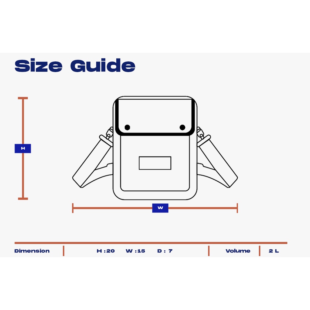 Heavy Official Shop ~ Slingbag Siggler Waterproof - Tas Selempang Pria Heavy