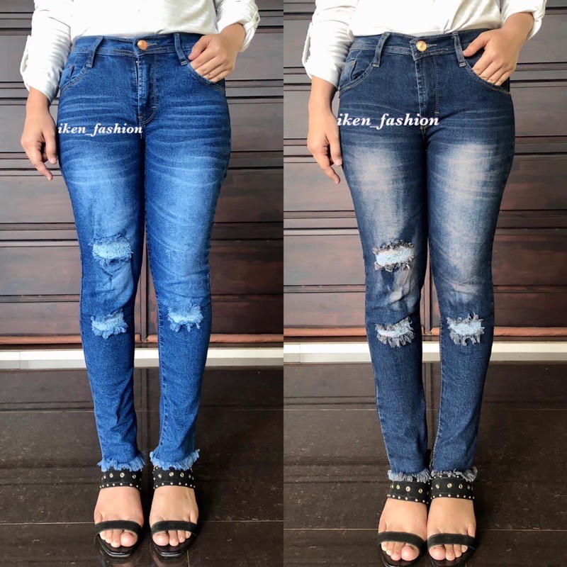 KOMALA JEANS SOBEK TIDAK TEMBUS | CELANA JEANS MURAH