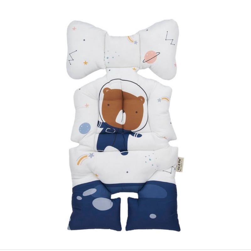 Vee &amp; Mee Alas Stroller + Bantal Dot Astronaut Bear Series VMA1040