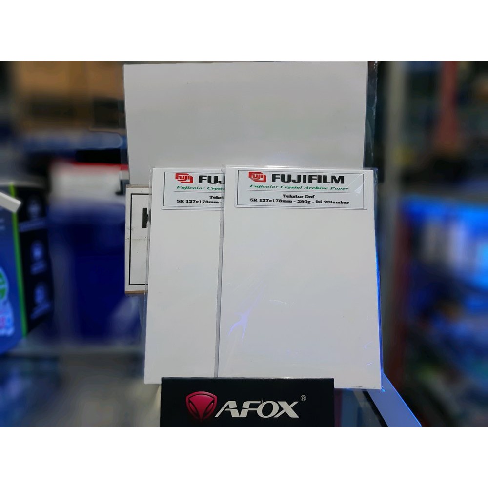 Promo Kertas foto fujifilm dof kasar 5R Limited