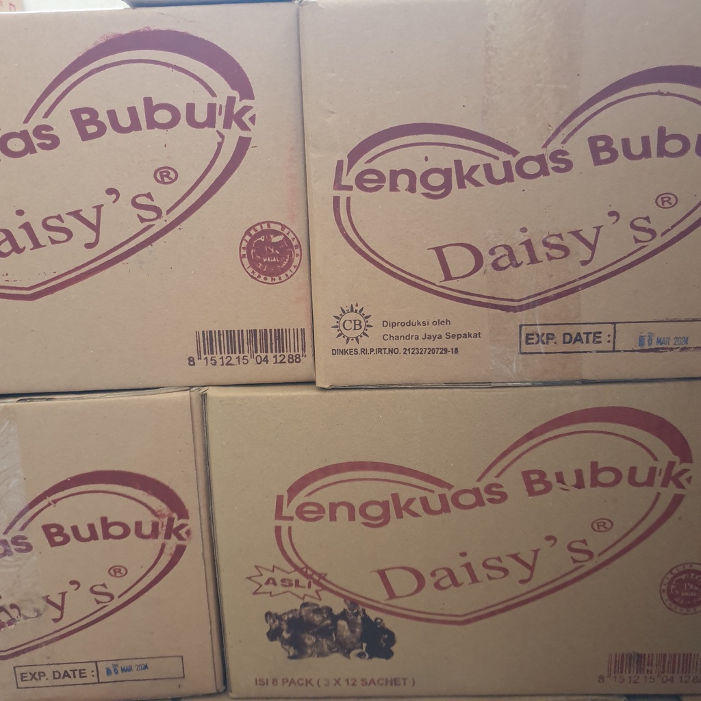 [Dus] Bumbu Masak Instan Lengkuas Bubuk Daisy