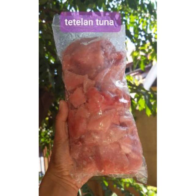 

Tetelan ikan tuna 500gr