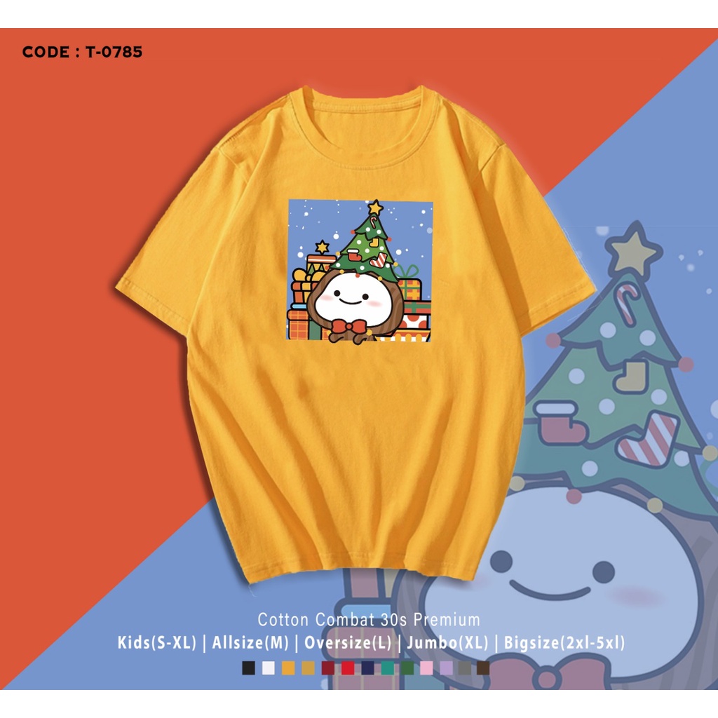 FREE CUSTOM NAMA - KADO NATAL / CUSTOM KAOS KELUARGA / ACARA / BAHAN TERBAIK REAL PICTURE