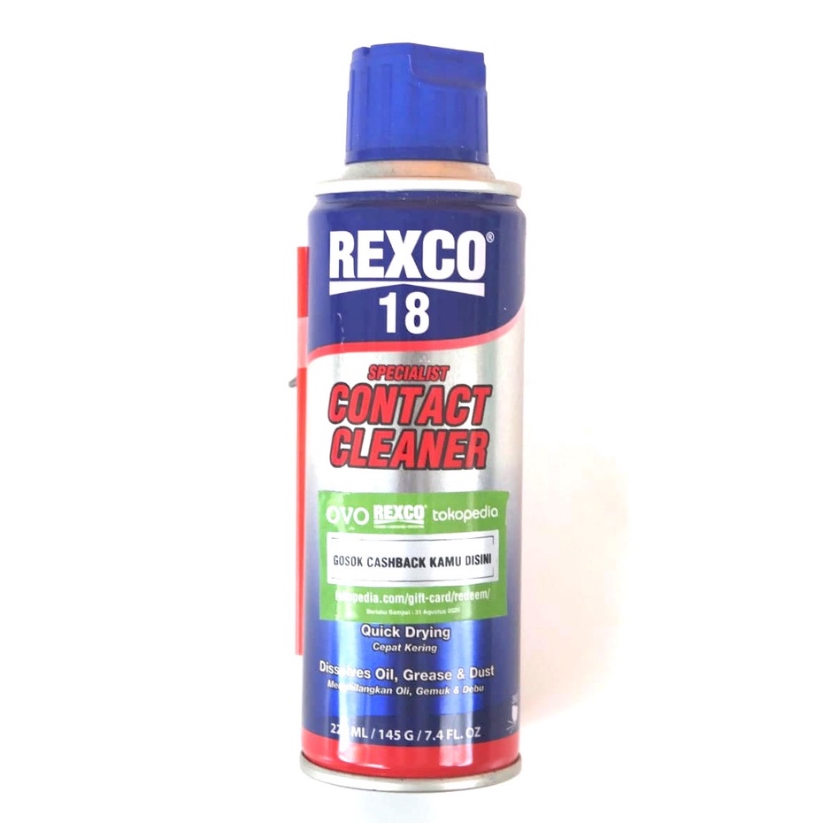 Jual Rexco 18 Specialist Contact Cleaner 220 Ml | Shopee Indonesia