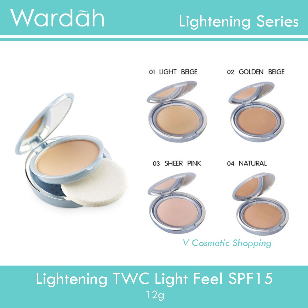 Wardah Lightening TWC Two Way Cake Light Feel