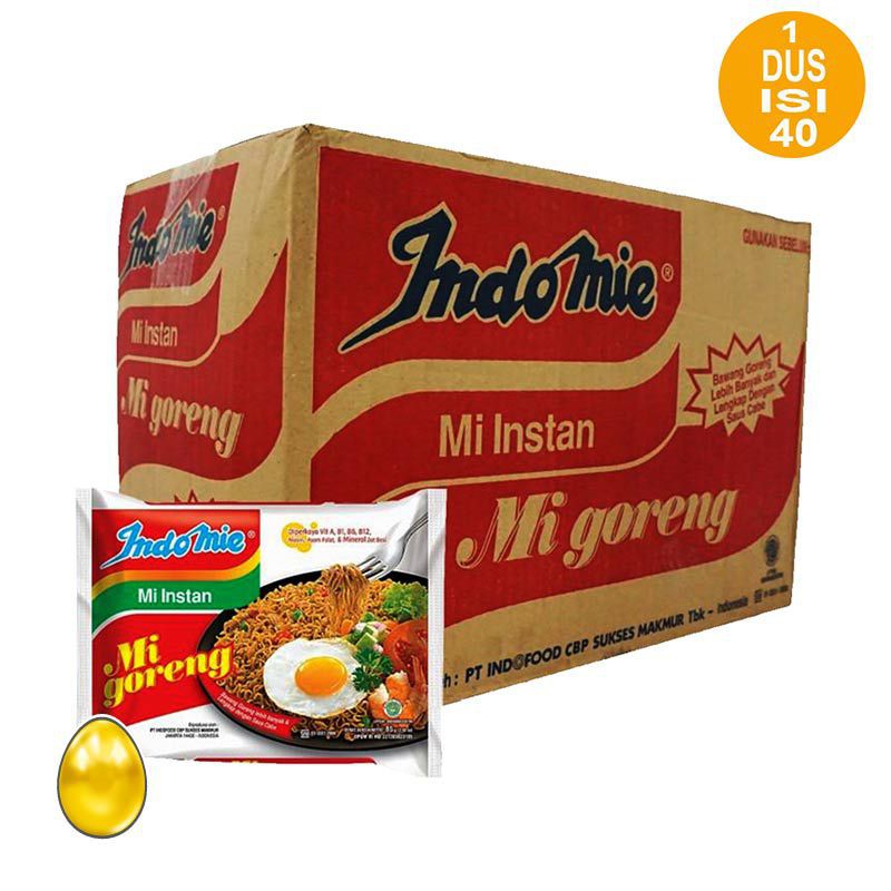 

Indomie goreng 1 dus isi 40 pcs