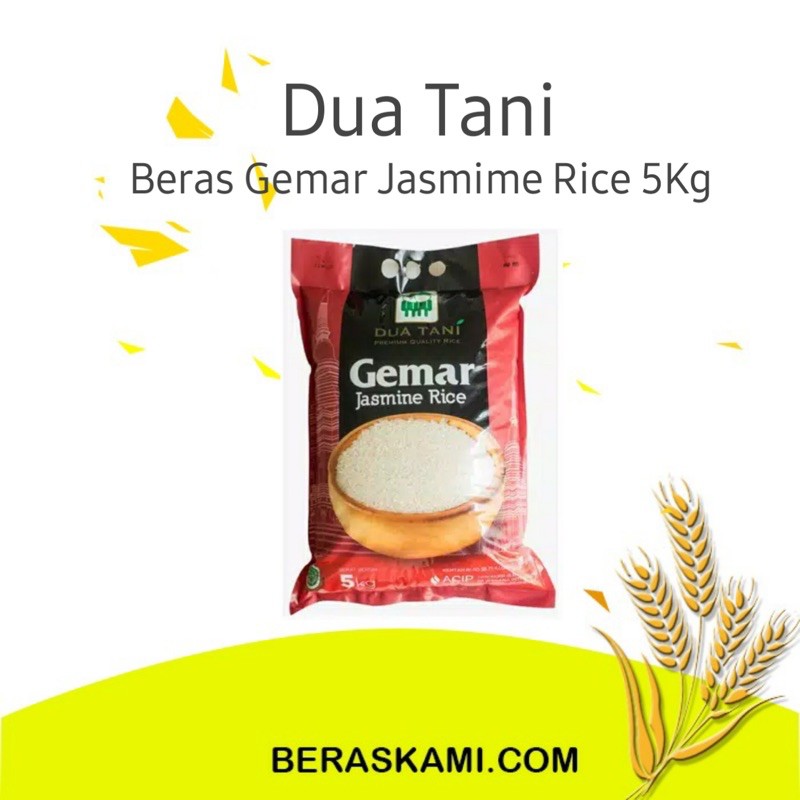 

Beras jasmine Dua tani / Beras gemar Dua tani