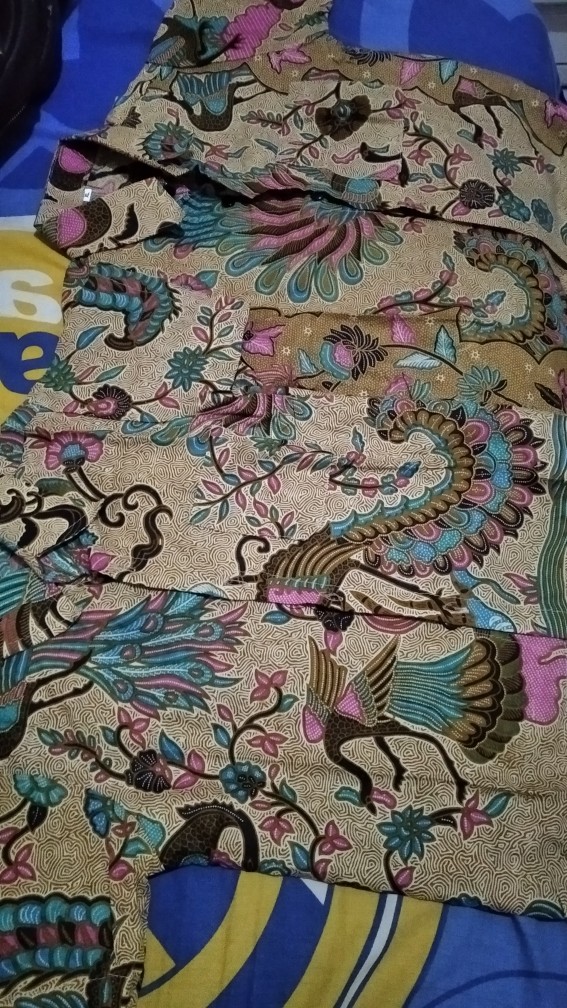 Kemeja Batik Anak / Hem Anak Pendek Laki Laki Motif Ulir 4-11 Tahun
