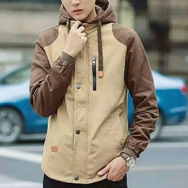  Jaket  Parka Pria Korea  Lee Minhoo Terlaris Parka Korea  Cowok Simple Elegan Shopee Indonesia