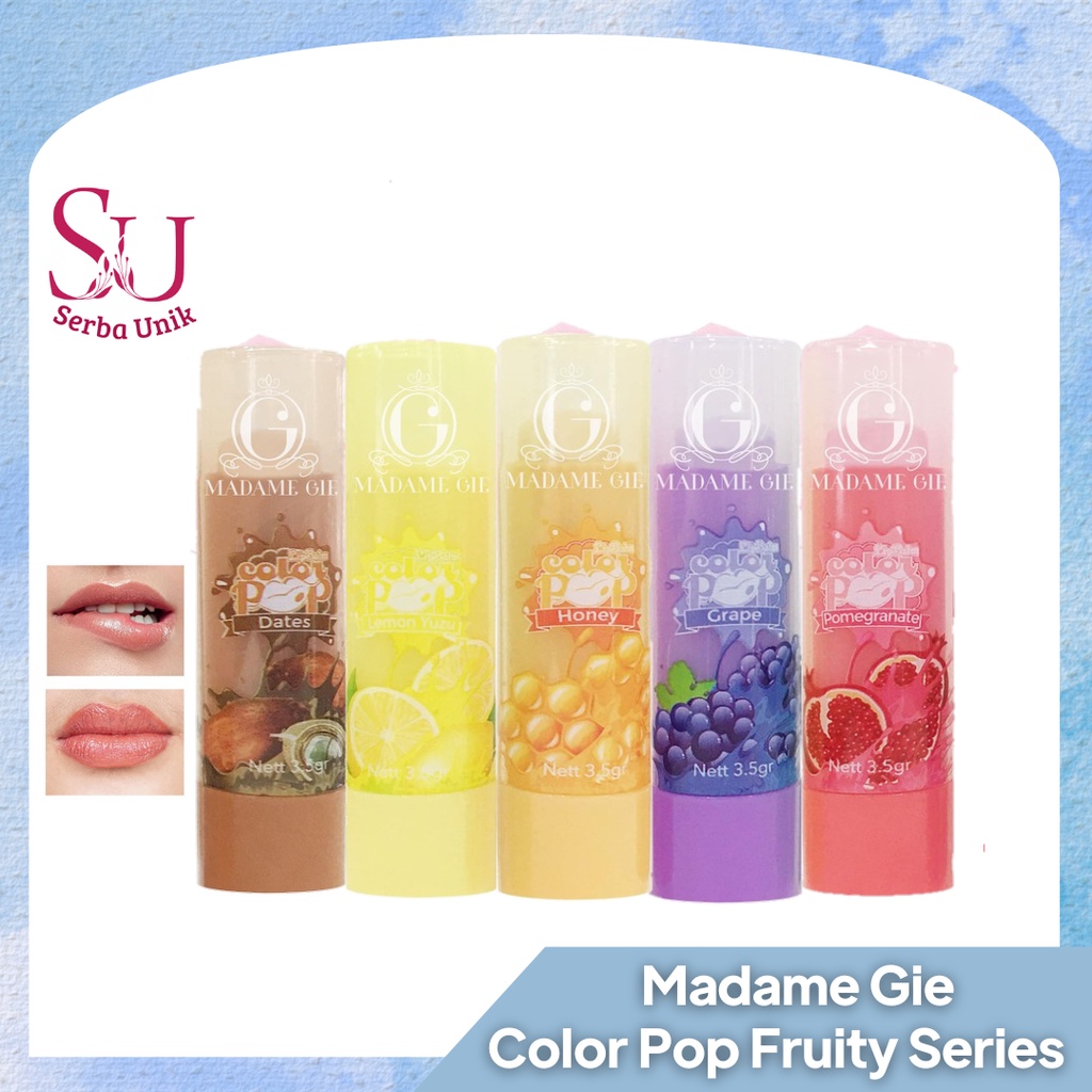 Madame Gie Color Pop Lip Balm Fruity Series