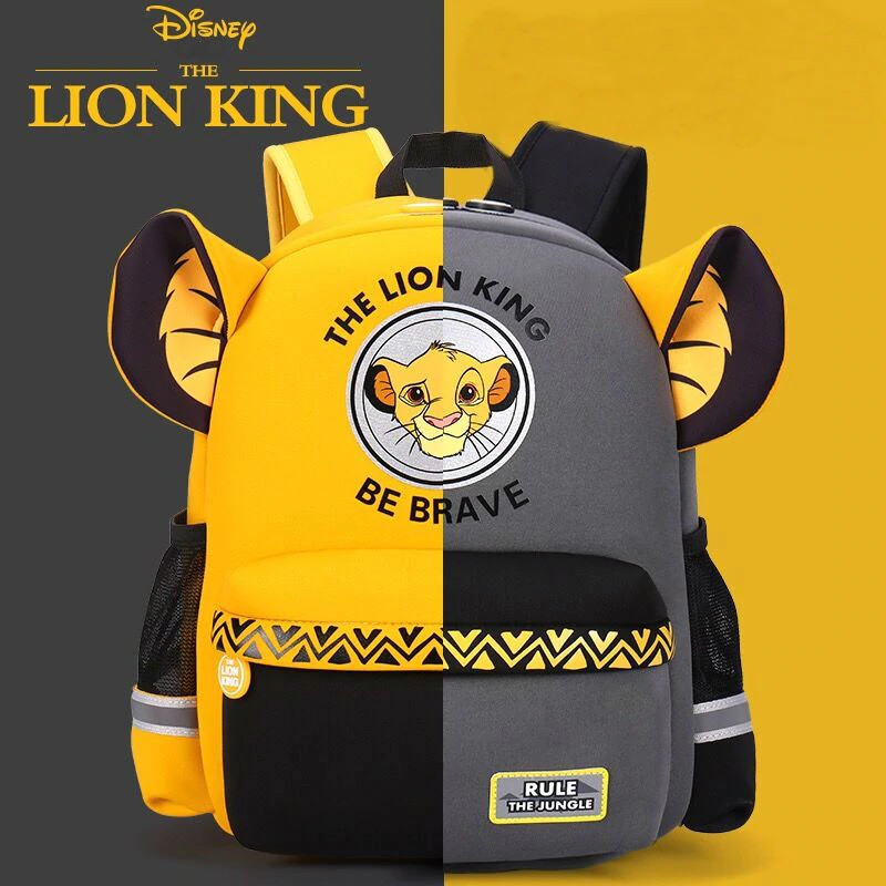 baby toys Hot Genuine Disney Simba The Lion King Backpack Kids Boys Cartoon Lion King School Bags