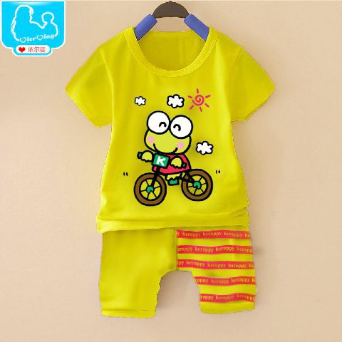 STKDK21 - Setelan Anak Kecil Keroppy and Bicycle