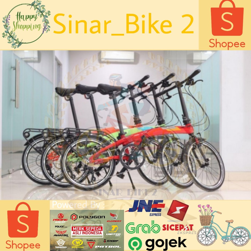 Sepeda Lipat 20Inch Dahon Ion Ohio Frame Alloy