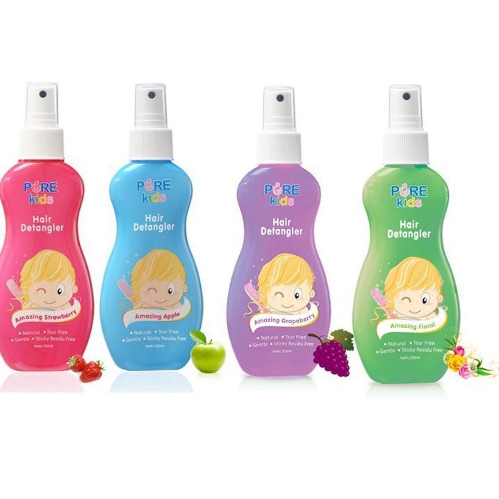 Pure Kids Pure Baby Hair Detangler 200ml Anti Rambut Kusut