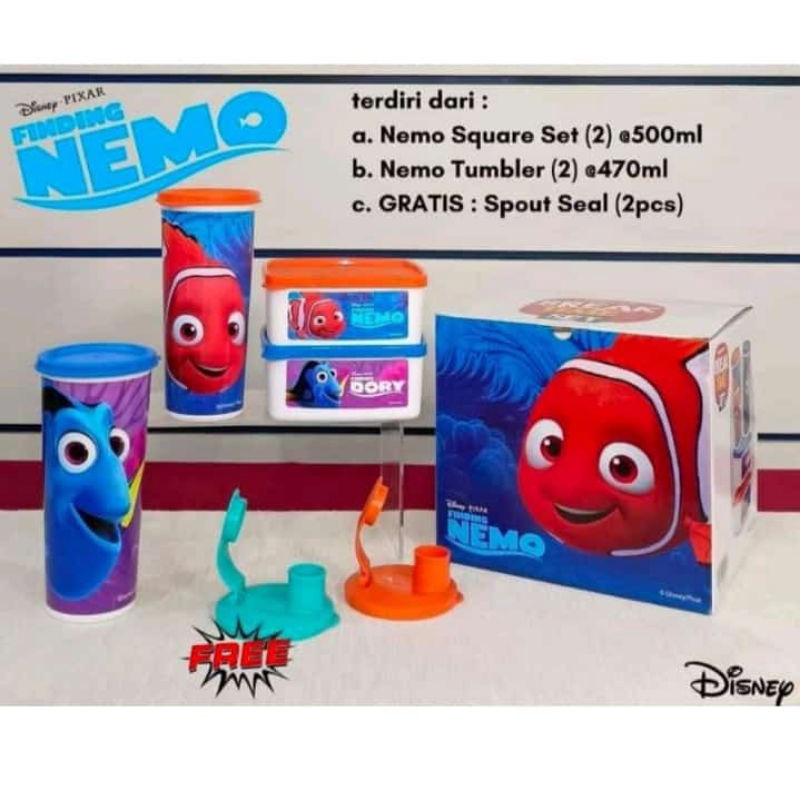 Tupperware Nemo break time kotak bekal