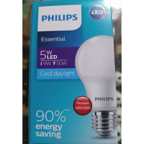 LAMPU LED PHILIPS 5 WATT PUTIH