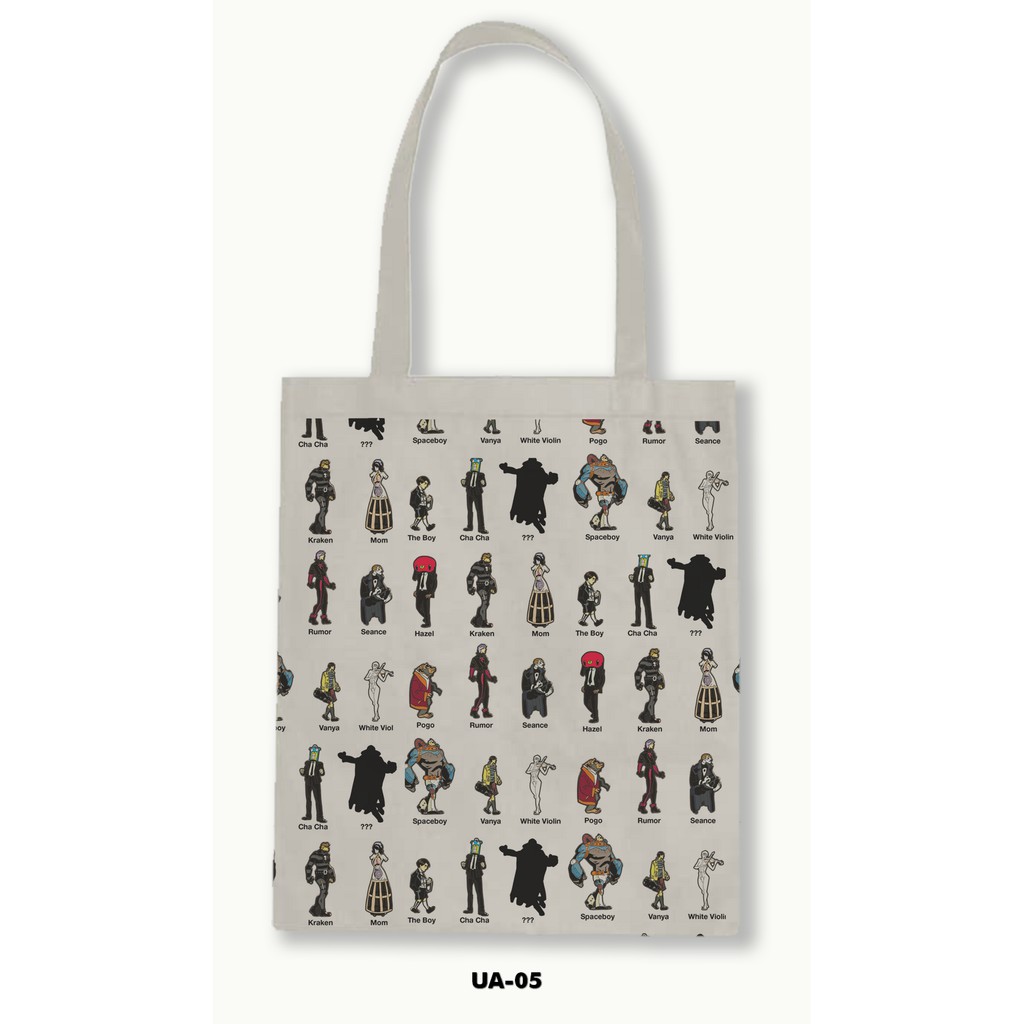 TOTE BAG BLACU MOTIF - UMBRELLA ACADEMY