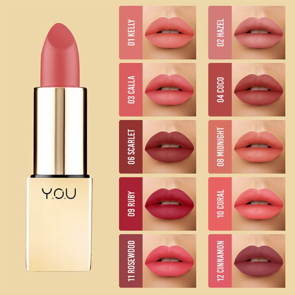 Y.O.U Classic Intense Matte Lipstick 4gr