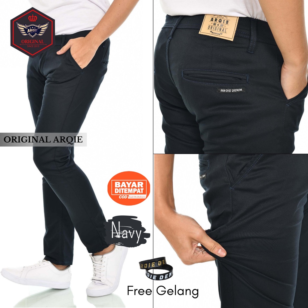 TERBARU !! CELANA PANJANG CHINO PRIA SLIMFIT original premium bahan melar/ngaret keren murah tebal berkualitas premium