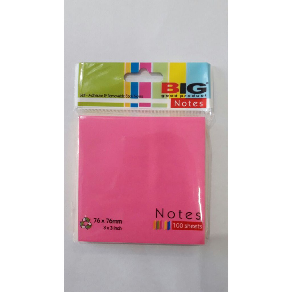 

BIG POST IT/STIKY NOTE 76x76 TUMPUK