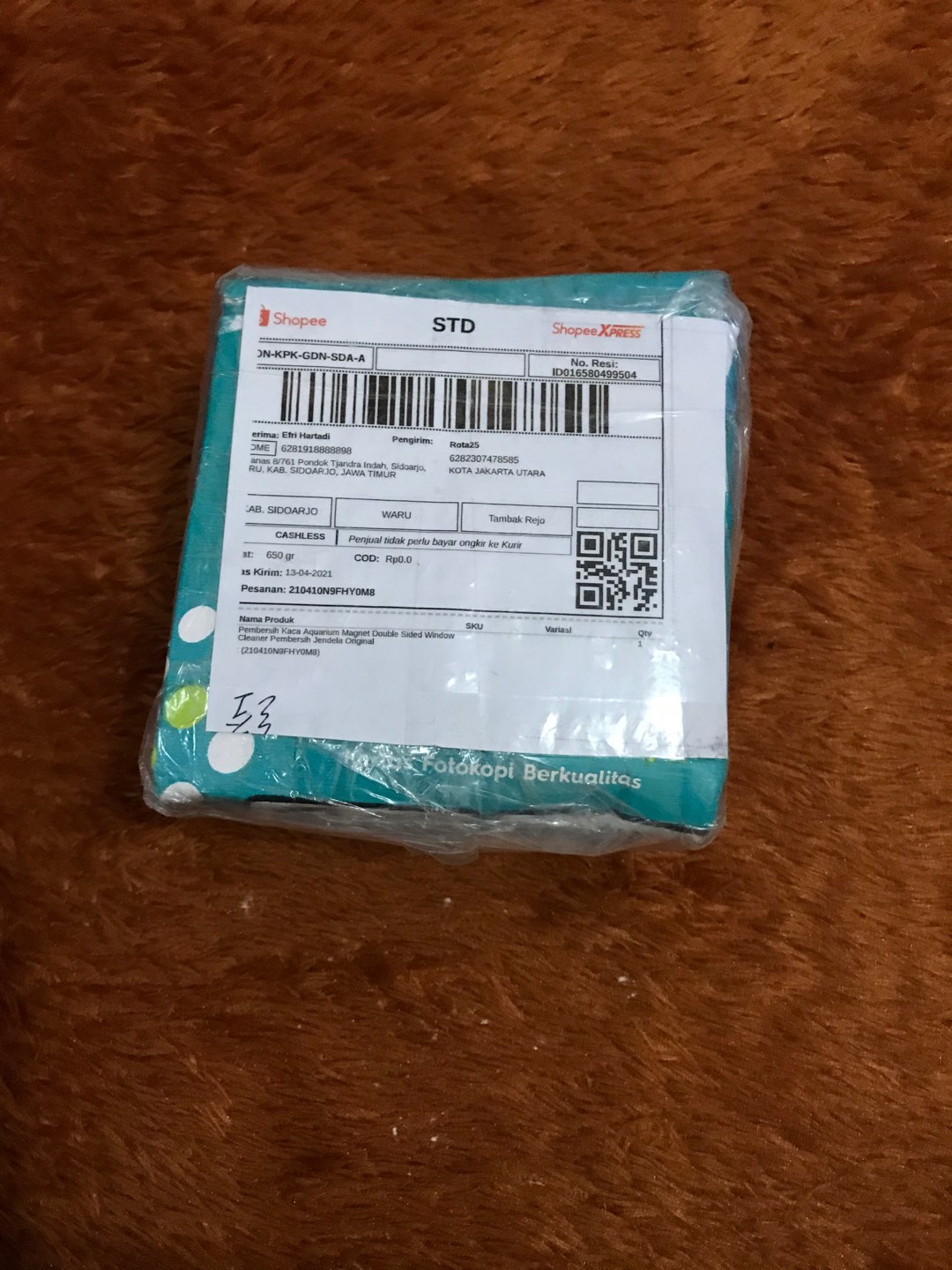 Pembersih Kaca Aquarium Magnet Double Sided Window Cleaner Pembersih Jendela Original