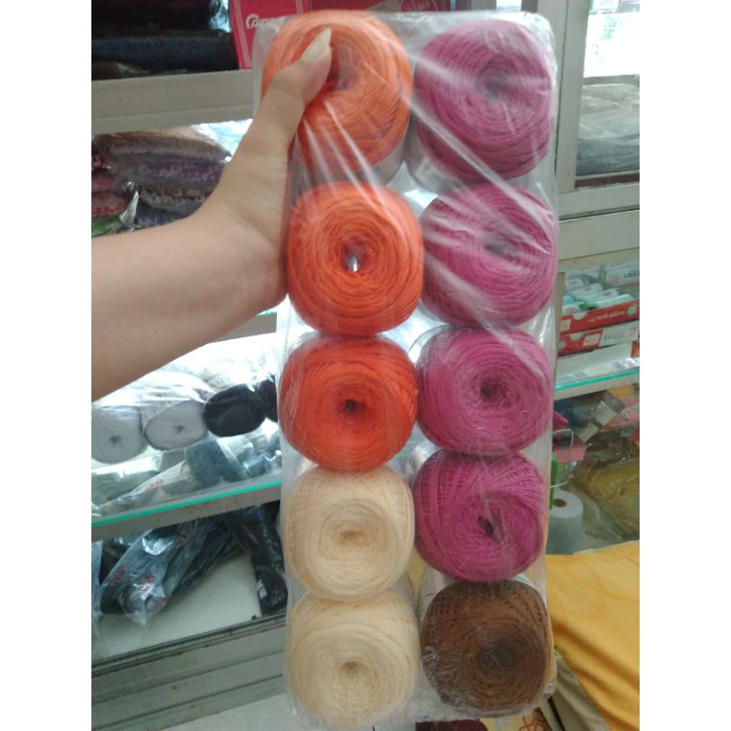 benang rajut polycherry onitsuga