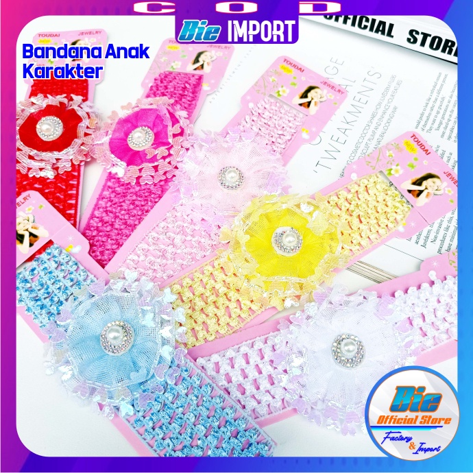 Bandana Anak Rajut Pita  Impor Best Seller