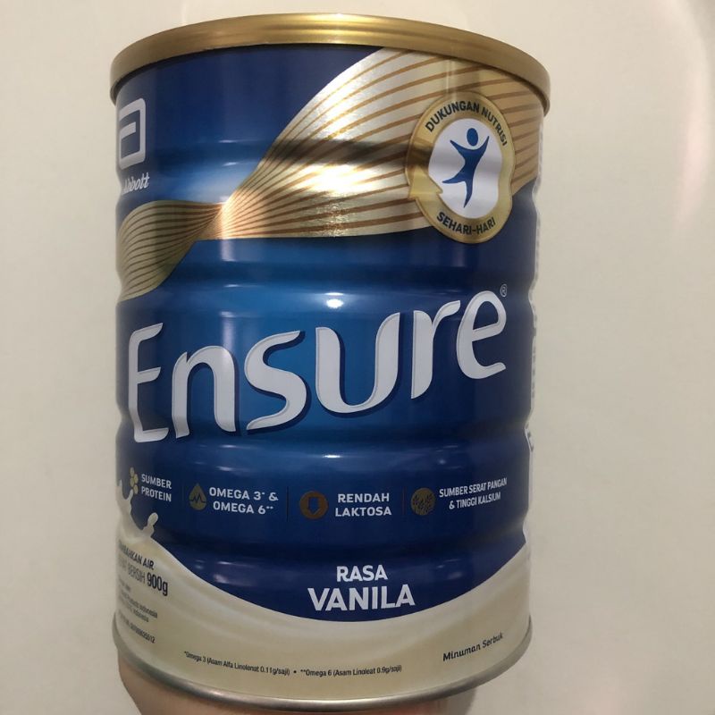 

Ensure Susu Bubuk Formula 900 gram Vanila Kaleng Orang Tua Lansia