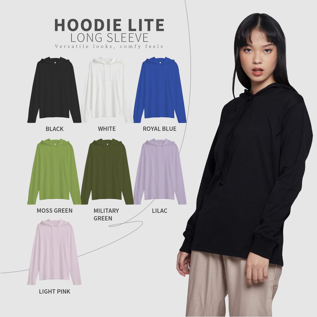 YARN &amp; SPINDLE Kaos Hoodie Lite Longsleeve 30s