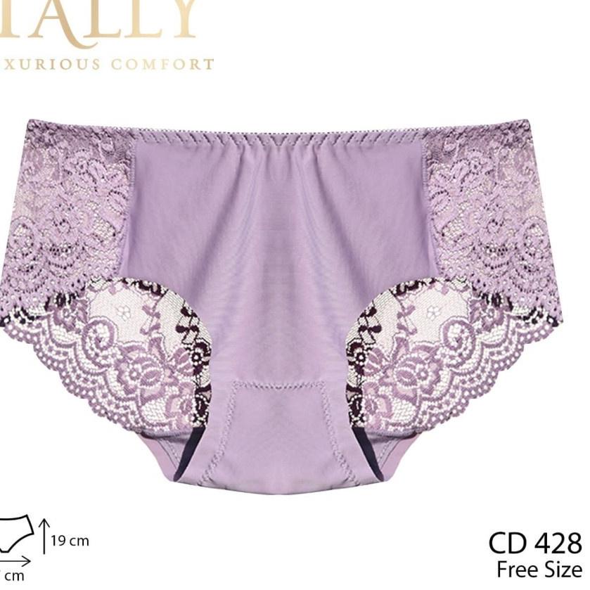 ❀ TALLY Celana Dalam Seamless Renda Fit L - XL Nyaman Tidak Gatal CD 428 ✪