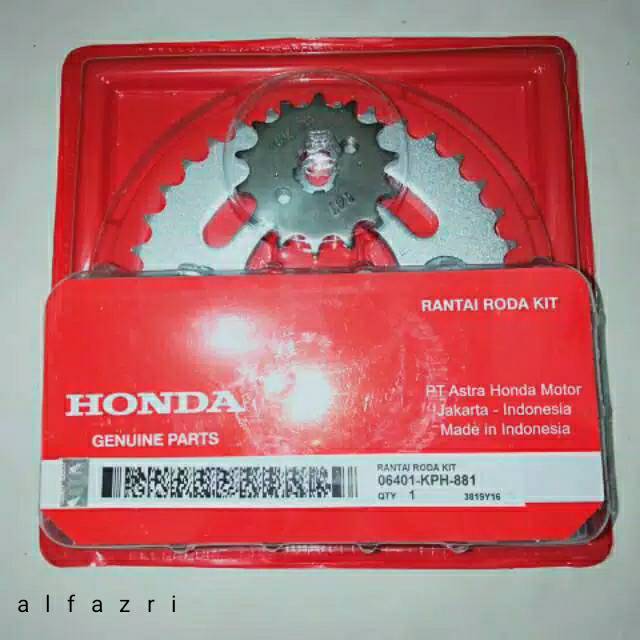 Gear set motor supra x 125/revo lama dan karisma