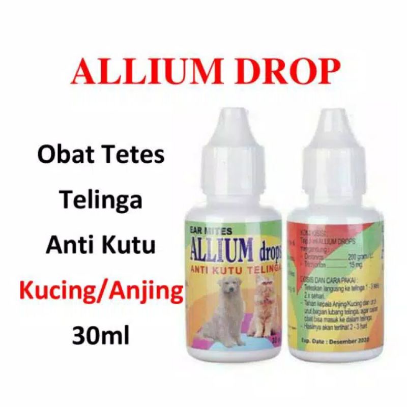 ALIUM DROP EAR MITES 30ml