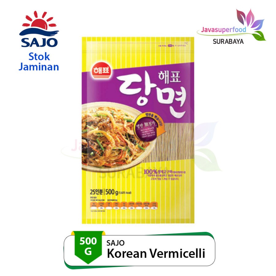 

Sajo Soun Korea / Korean Vermicelli / Dangmyeon 500g bahan japchae