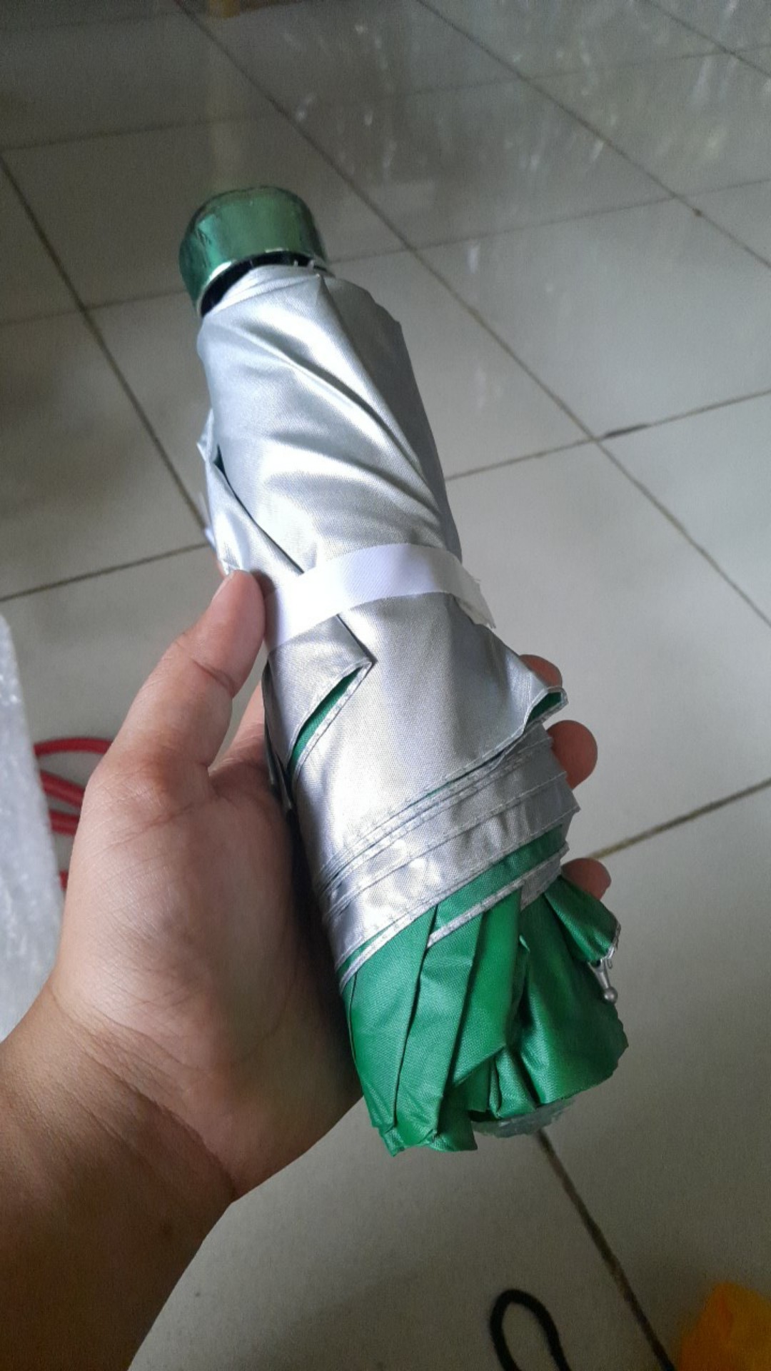 Rajakarta Payung Lipat Polos Sakura 5c