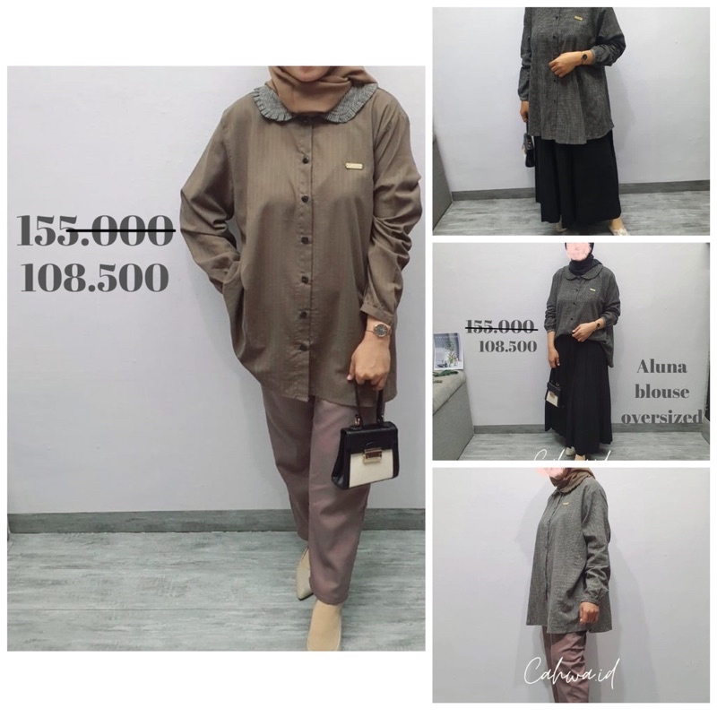 ALUNA  blouse oversized