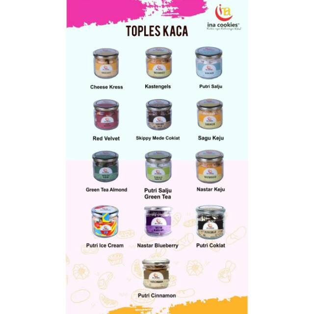 

Ina Cookies Kemasan Jar (Kaca)