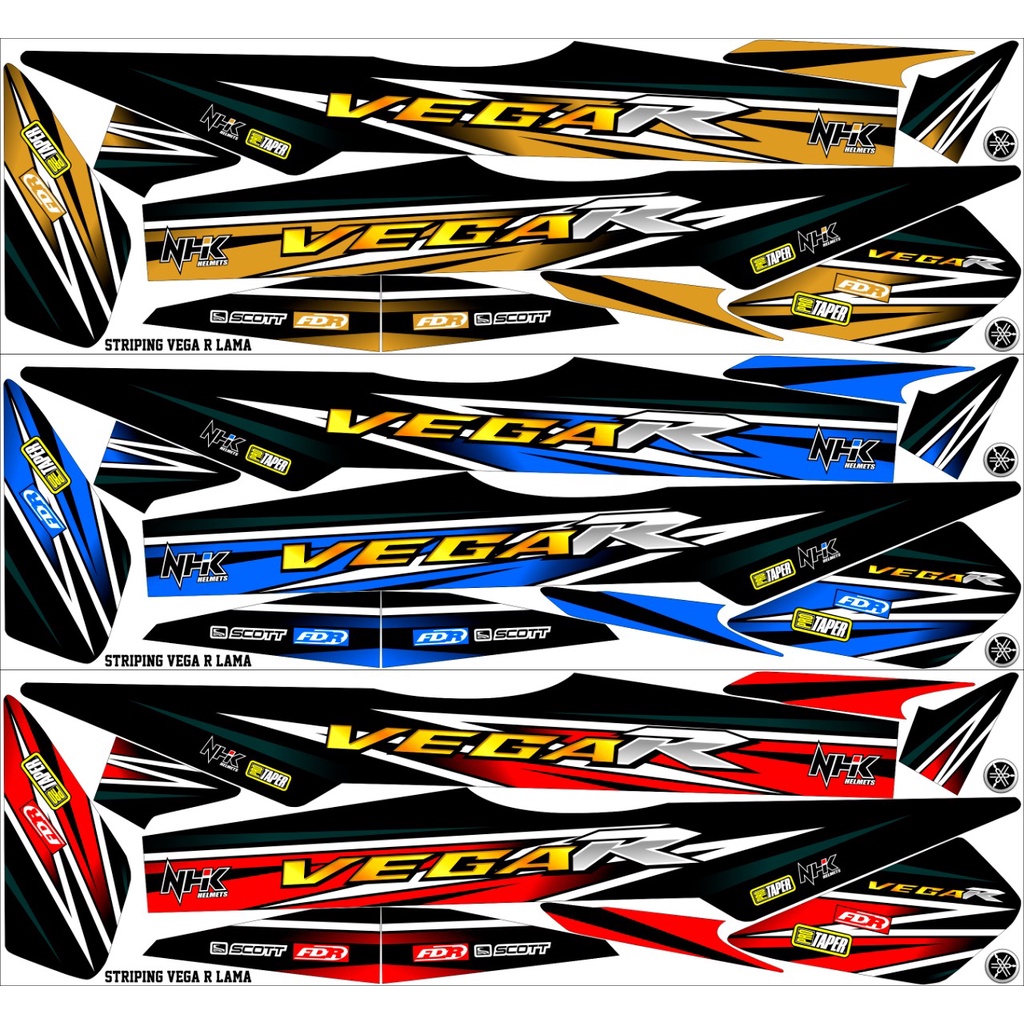 STRIPING VEGA R LAMA MOTIF RACING