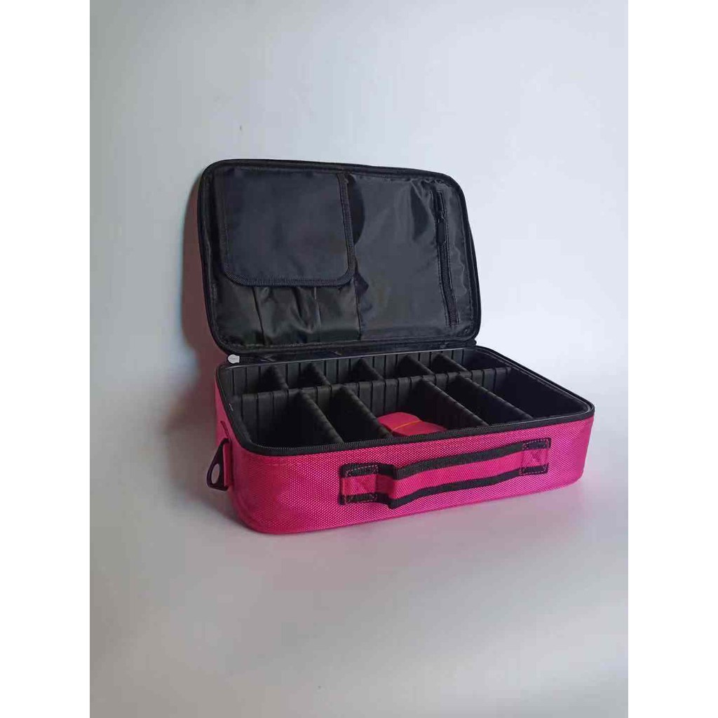 COD  UKURAN SEDANG TAS KOSMETIK 34X8X23 / BEAUTY CASE / TEMPAT MAKE UP /TAS MAKE UP /KOPER KOSMETIK