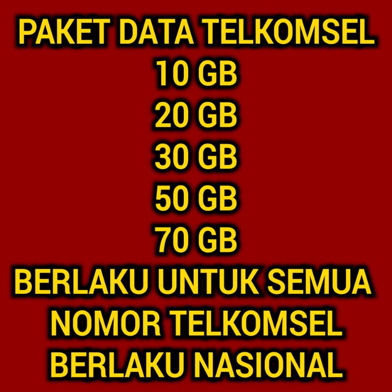 Kuota Internet Tsel Murah Untuk Area Mataram / Paket ...