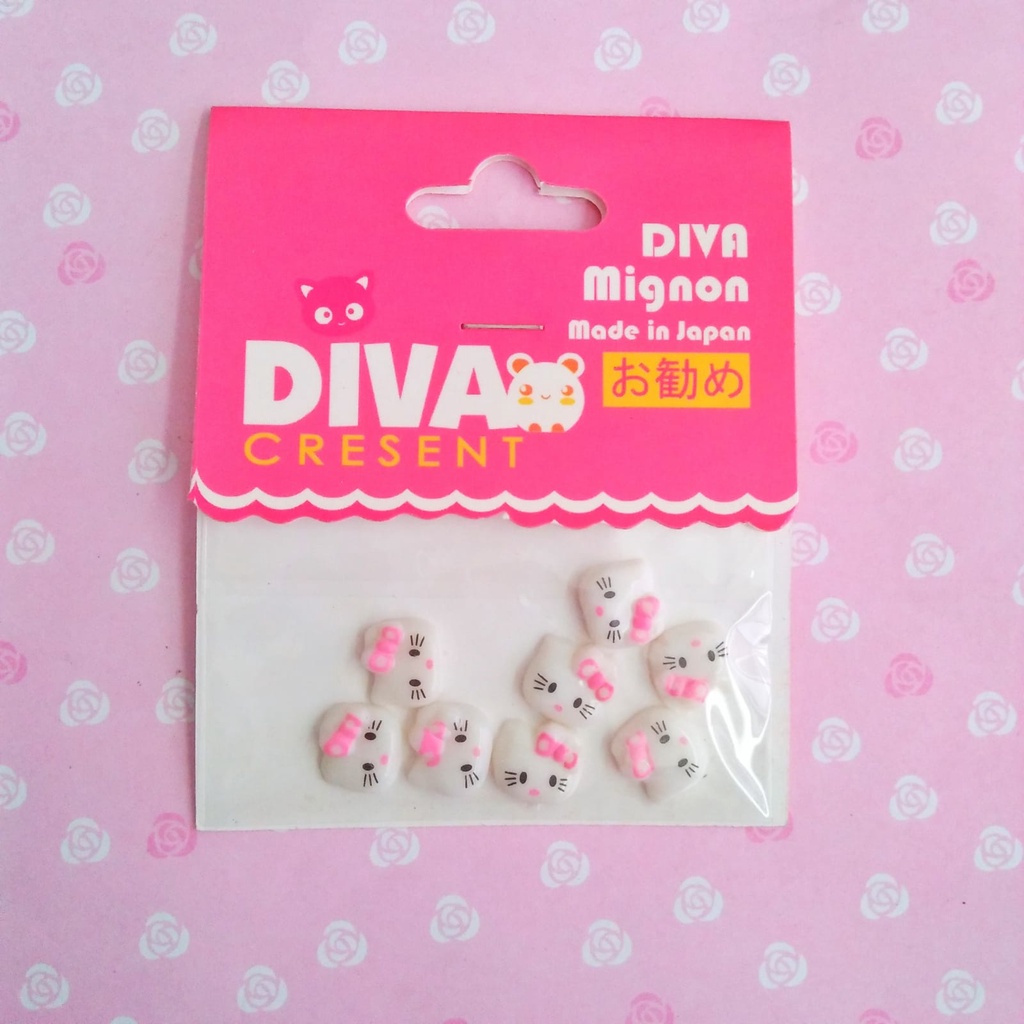 DEKORASI SLIME / CLAY / NAIL ART MIGNON HELLO KITTY XS