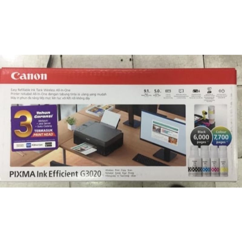 Canon PIXMA G3020 G 3020 Print, Scan, Copy, Wifi