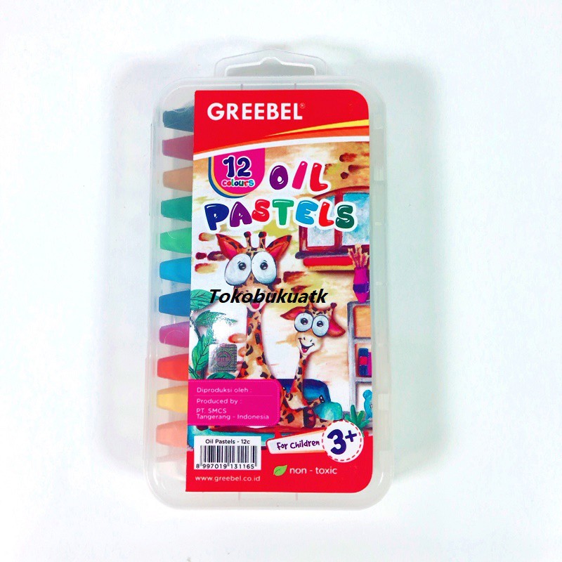 

Crayon Greebel Oil Pastel 12 C, 12 warna