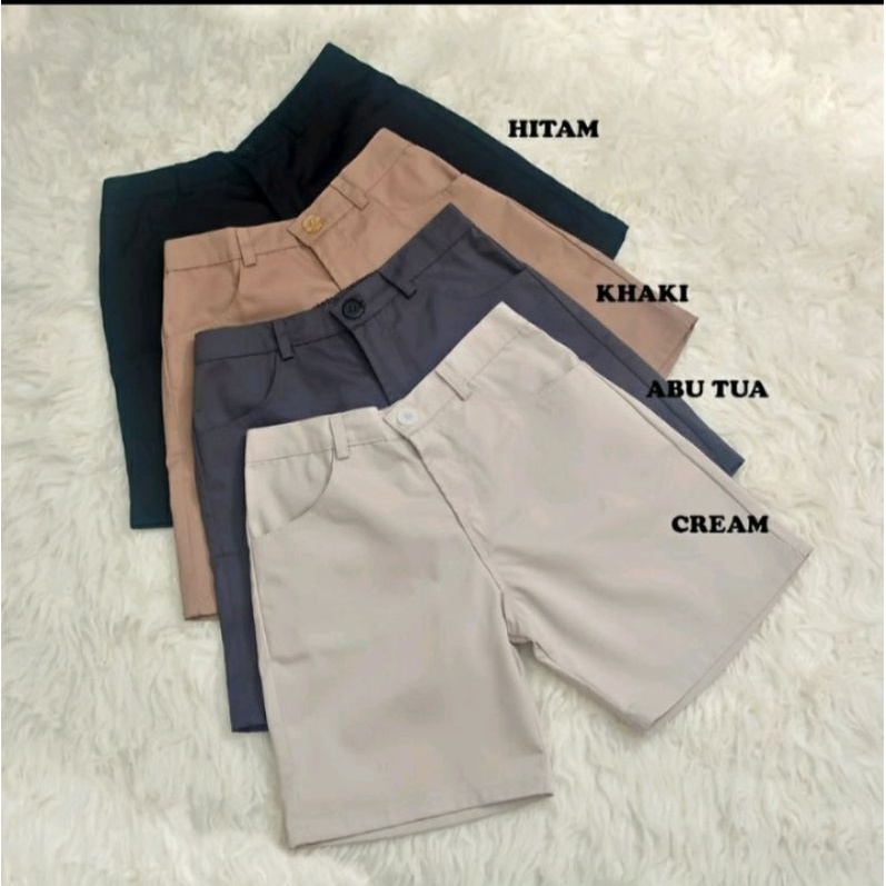 celana pendek wanita katun  terbaru hotpen Korean style