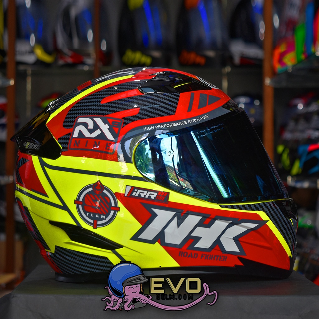 NHK RX - 9 RACER NAVY - YELLOW FLUO/RED