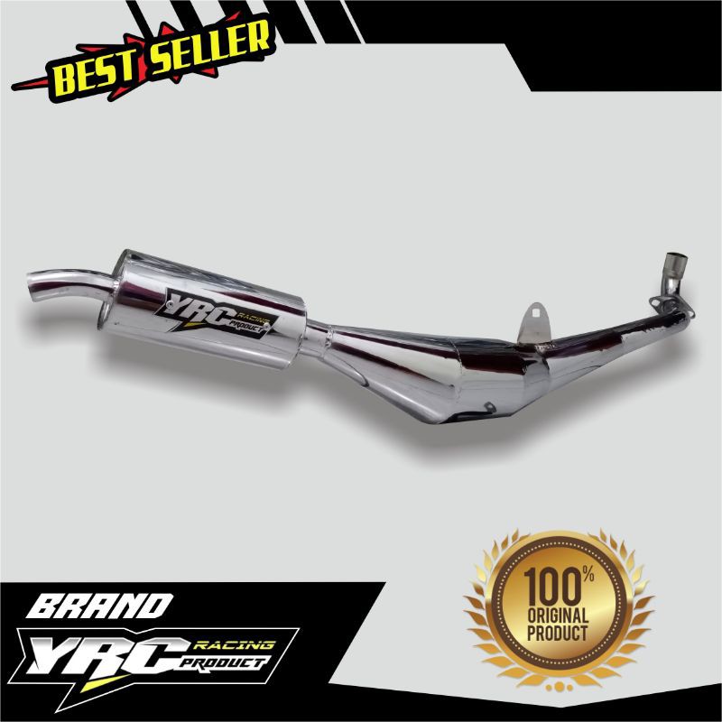 knalpot YRC racing fizR standar krom