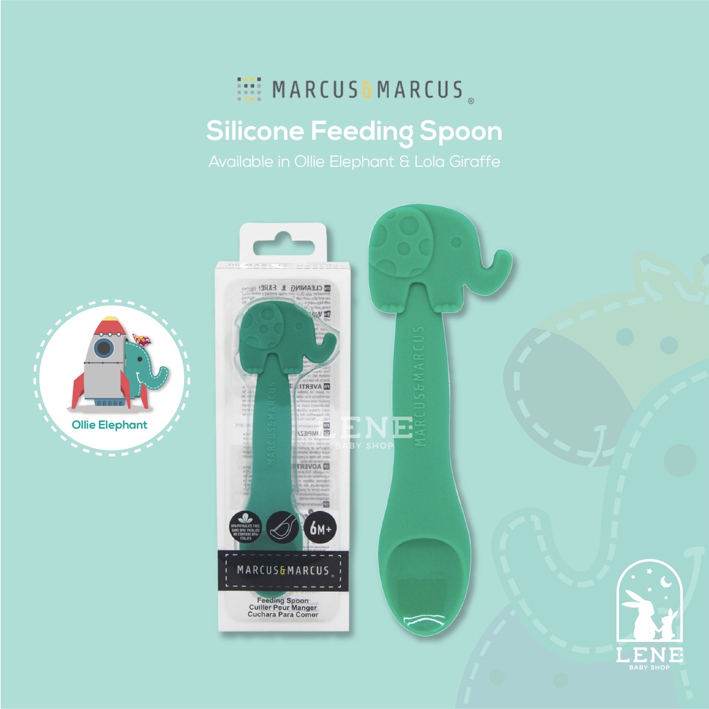 Marcus &amp; Marcus Silicone Feeding Spoon