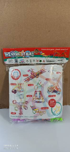 LB 1 mainan anak edukasi WISDOM STICK / Mainan puzzle bar stick 3D