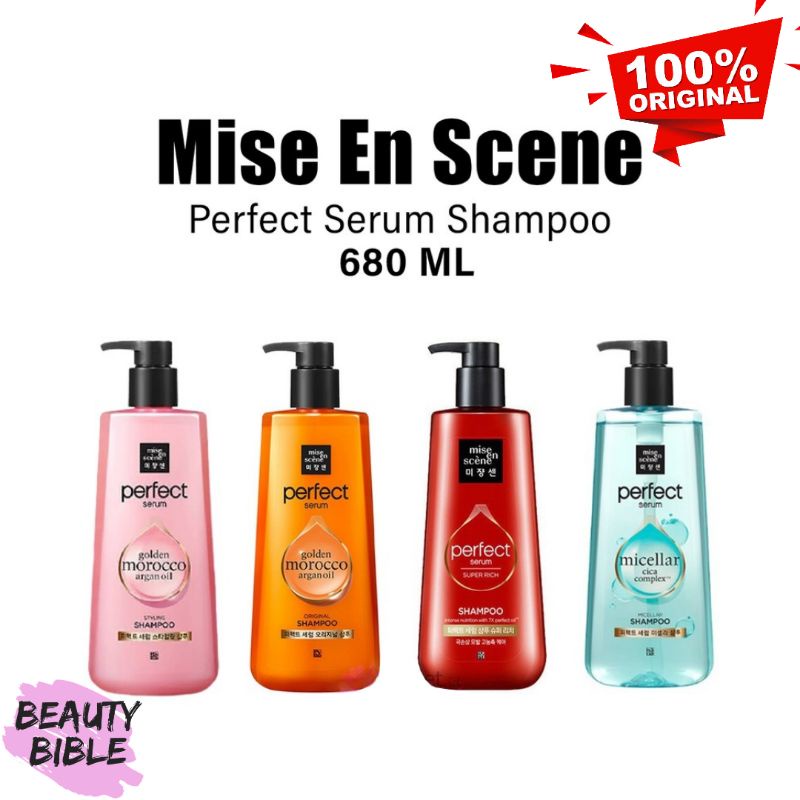 Jual Mise En Scene Perfect Serum Shampoo Ml Shopee Indonesia